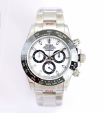 EW Factory Swiss 7750 Rolex Daytona Panda Face Black Ceramic Bezel Watch 40MM